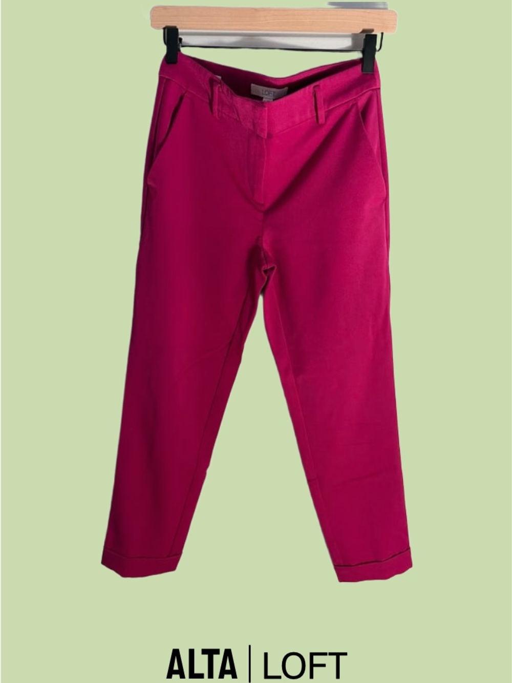 LOFT Fuchsia Chino Pants